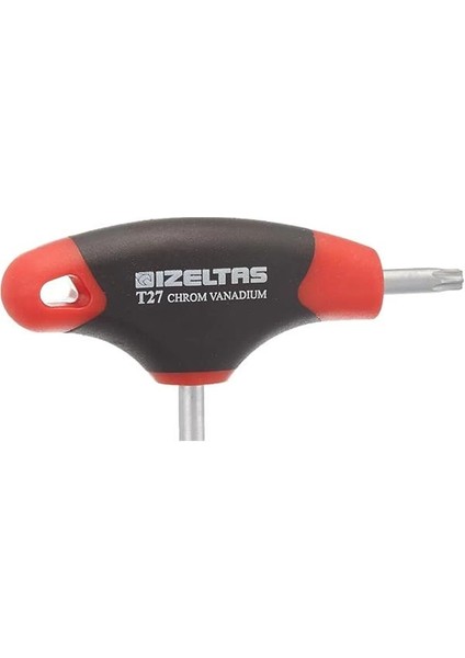 Izeltaş 4909220027 T Tipi Tor x Allen Anahtar, Kırmızı/siyah/krom, T 27 modelleri