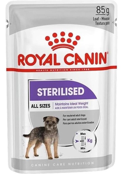 Sterilised Loaf Kısırlaştırılmış Köpek Maması (12 x 85 Gr) fiyatları
