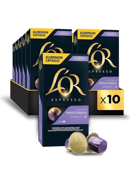 L'or Espresso 08 Lungo Profondo x 10 Paket