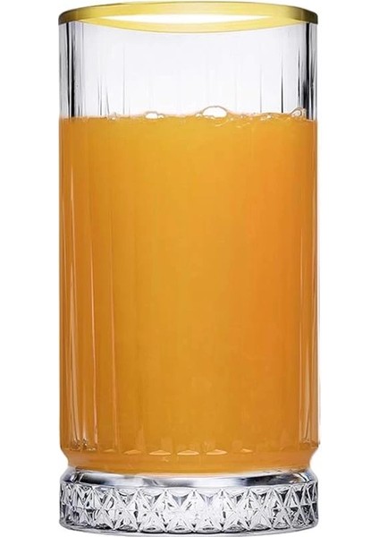 Paşabahçe Elysia Golden Touch Yaldızlı Uzun Bardak 4'lü 450 cc 520015 fırsatları