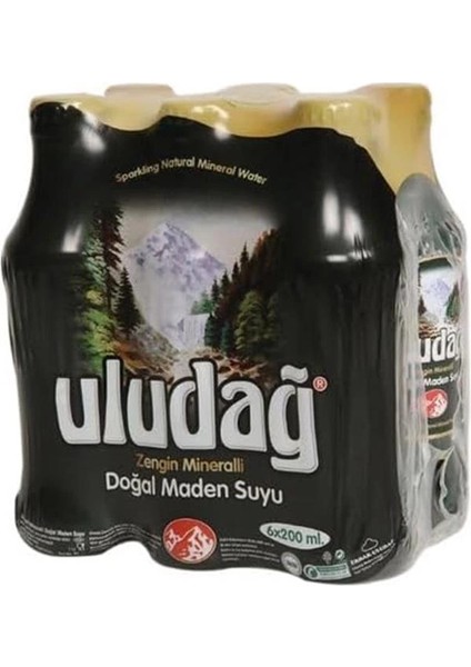 Uludağ Soda Cam Şişe 200 ml 6'lı Paket fiyatları