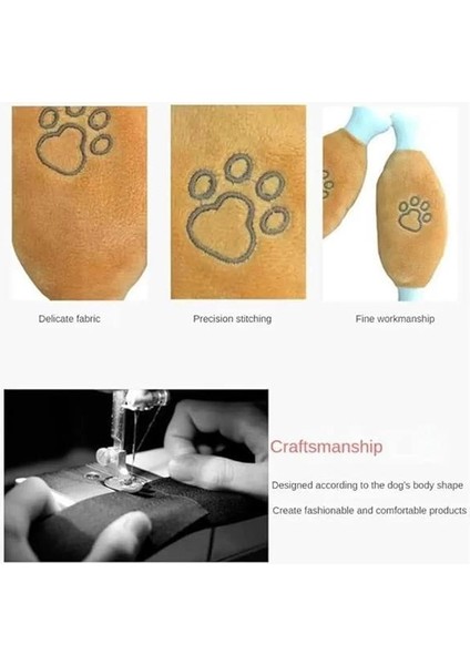 Köpek Kaka Poşeti, 8 Rulo Kaka Torbası, Peluş Köpek Oyuncağı, Kemik Şekilli, Pati Baskılı modelleri