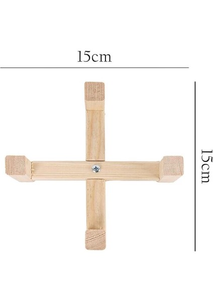 Mama Kabı, Ahşap Kedi Mama Kabı, (Iki Adet), Kedi Mama Su Kabı, Ahşap