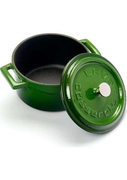 Metal Döküm Mini Tencere, 10 Cm, 0.35 L Hacim, Yeşil fiyatları