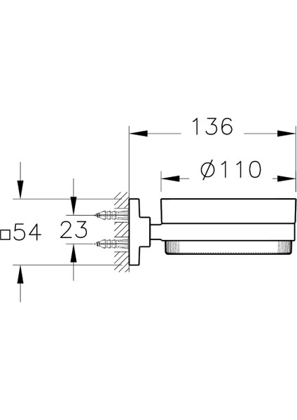 Root A44812 Katı Sabunluk, Krom, Duvardan fiyatları