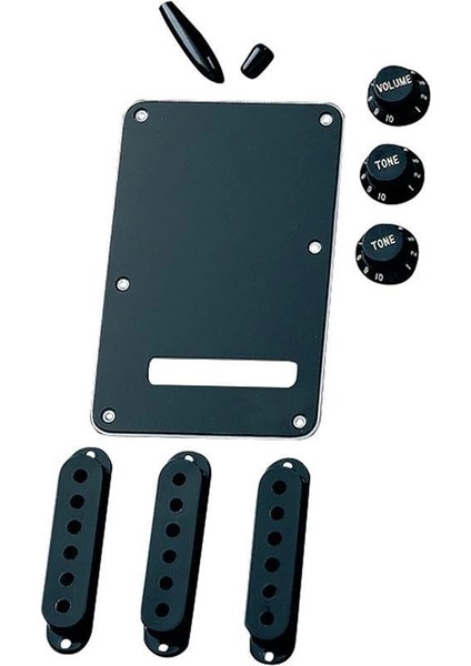 Strat Accessory Kits Black Strat Aksesuar Kit