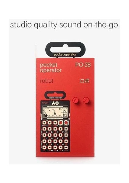 Pocket Operator Po-28 Robot 8 Bit Synthesizer/sequencer