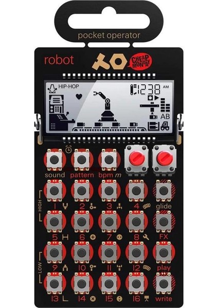 Pocket Operator Po-28 Robot 8 Bit Synthesizer/sequencer