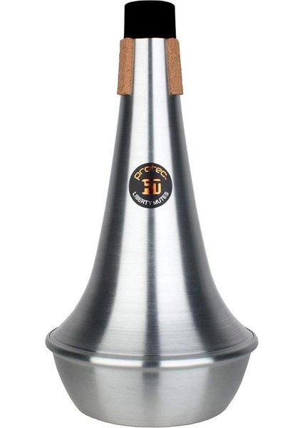 Pro Tec Liberty Bass Trombone Aluminum Mute-Straight, Model ML108, Gümüş, Siyah, Kahverengi