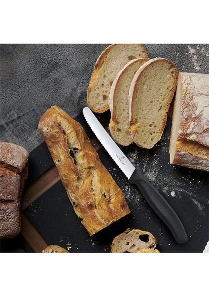 Vt 6.7833 Swiss Classic Siyah Tırtıklı Domates Sosis Bıçağı 11 cm indirimleri