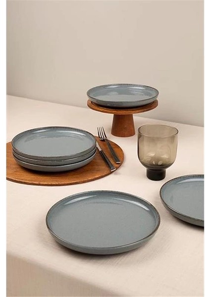 Moderna 6 Parça 19 cm Pasta Tabağı Mavi fiyatları
