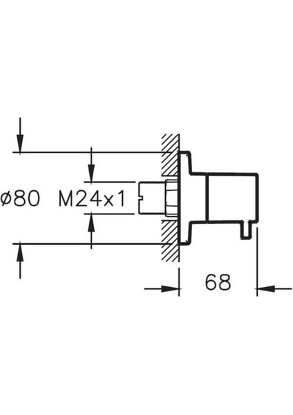 Origin A41458 Ankastre Stop Valf Sıva Üstü Krom modelleri