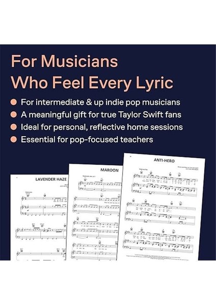 Taylor Swift - Midnights: Easy Piano Songbook With Lyrics indirimleri