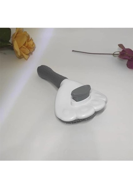 Kedi Köpek Tarağı Otomatik Temizlenen Tuşlu Evcil Hayvan Fırçası Kedi Köpek Tüy Kıl Toplama Tarağı indirimleri