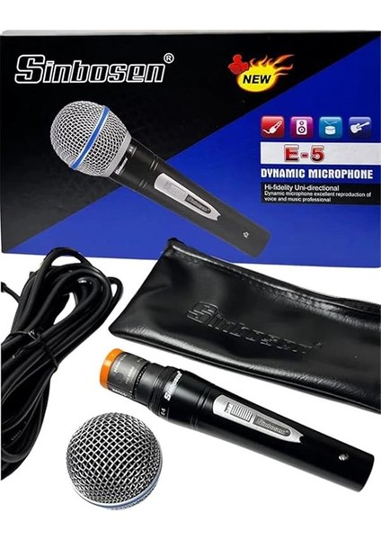 E-5 Professional Kablolu Vocal Stüdyo Mıkrofon