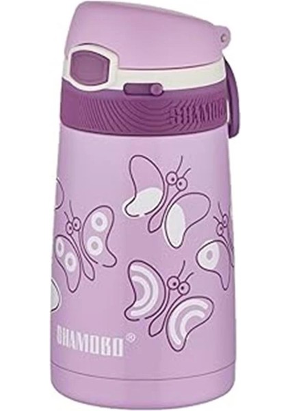 Fiftyfifty Çocuk 350 ml Pipetli Paslanmaz Çelik Termos Bpa Içermez 7 Renk Turuncu