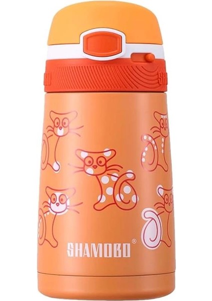 Fiftyfifty Çocuk 350 ml Pipetli Paslanmaz Çelik Termos Bpa Içermez 7 Renk Turuncu fiyatları