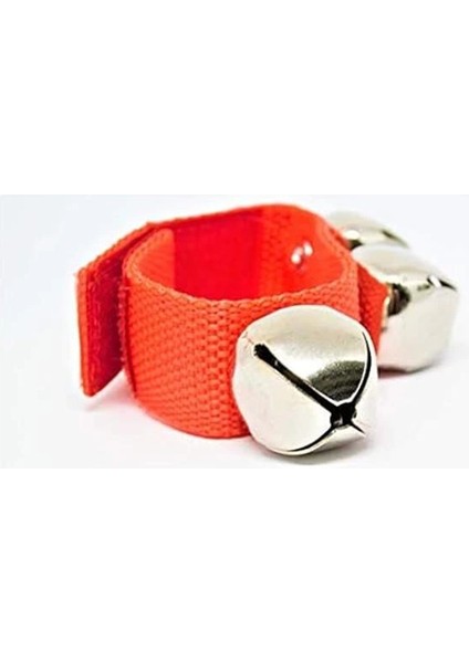 3 Çelik Çanlı Bilek Zili (Kırmızı)