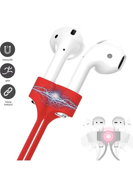Airpods ile Uyumlu Kulaklık Askısı Boyunluk Aparatı Mıknatıslı Airpods Uyumlu Kulaklık Askısı modelleri