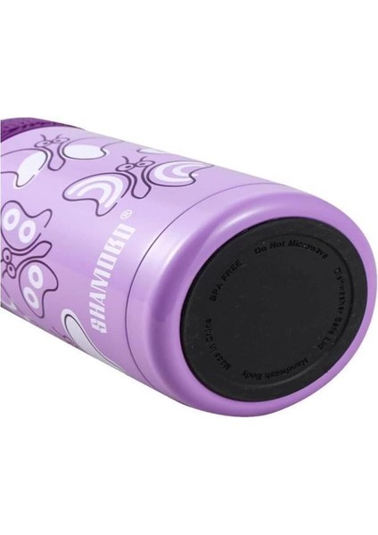 Fiftyfifty Çocuk 350 ml Pipetli Paslanmaz Çelik Termos Bpa Içermez 7 Renk Turuncu