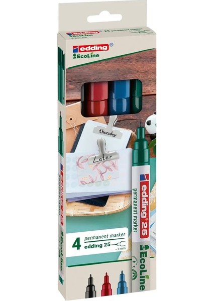 Kalıcı Marker 25 Ecoline, Doldurulabilir, 1 Mm, Çeşitli fiyatları