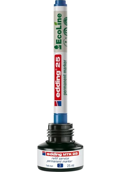 Kalıcı Marker 25 Ecoline, Doldurulabilir, 1 Mm, Çeşitli indirimleri
