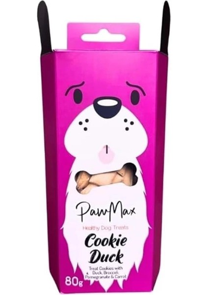 Cookie Duck Köpek Ödülü – Ördek Etli, Nar, Brokoli ve Havuçlu Doğal Atıştırmalık | Tüm Irklar