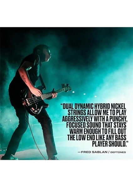 Dunlop - Bas Teli - Hibrit Nikel 45-105