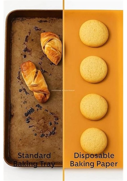 Fırınlanabilir Kendinden Yağlı Pişirme Kağıdı 30X40 cm – Tek Kullanımlık Pratik Fırın