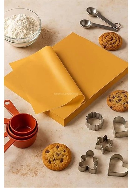 Fırınlanabilir Kendinden Yağlı Pişirme Kağıdı 30X40 cm – Tek Kullanımlık Pratik Fırın