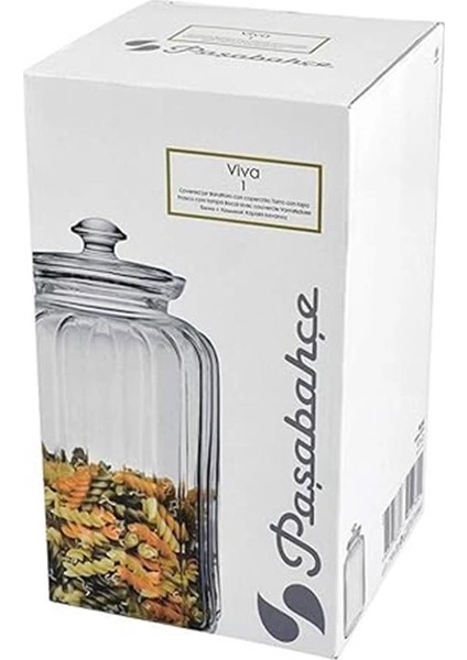 Viva Dose 2.5 L, Cam, Şeffaf, 13,5 x 13,5 x 26 cm