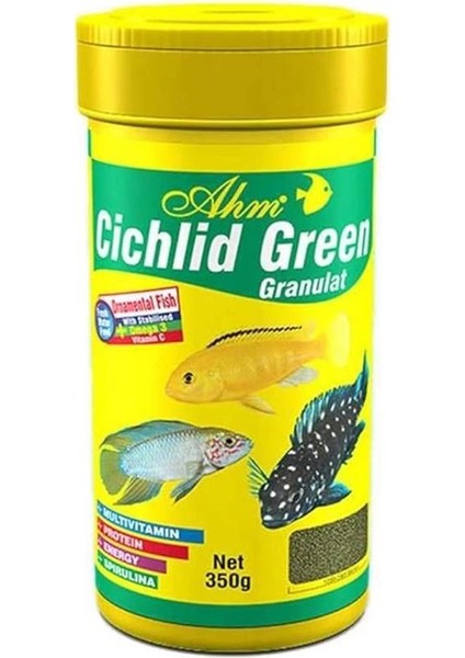 Cichlid Green Granulat 250 ml Balık Yemi