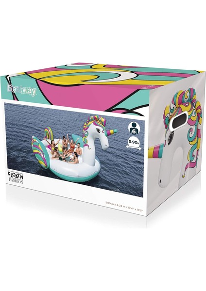 19'4" x 13'3"/5.90M x 4.04M Giant Unicorn Island modelleri