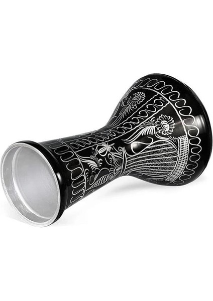 Vatan Darbuka Profesyonel Büyük Boy Siyah Erzincan El Işleme Darbuka Doumbek Darabuka 5 Numara modelleri