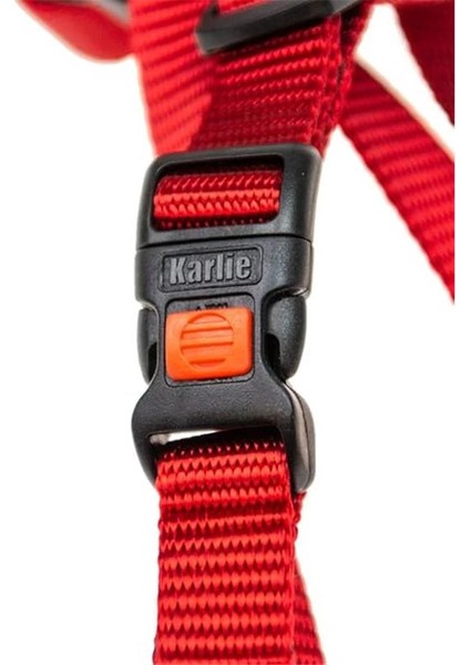 Kilitli Göğüs Tasması, Köpekler Için,25-40 Cm, Kırmızı fiyatları