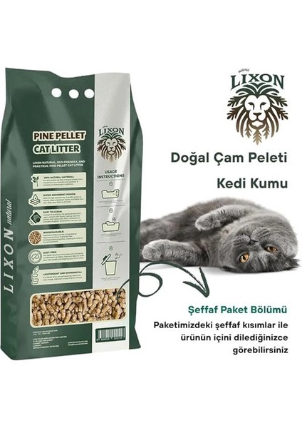 Doğal Çam Peleti Kedi Kumu 5 kg (10L) Yavru/yetişkin Kediler ve Kemirgen Hayvanlar fiyatları