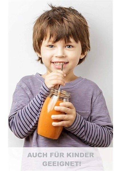 6'lı Paslanmaz Çelik Pipet + 3 Adet Temizleme Fırçası Gold indirimleri