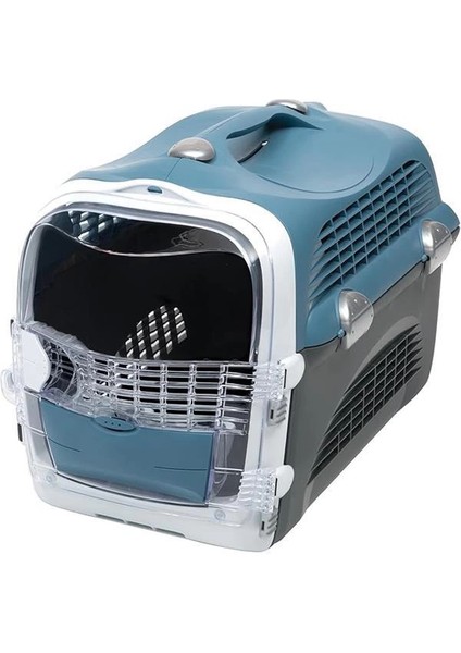 Catit Cabrio Carrier Blue Grey Kedi Köpek Taşıma Çantası, Gri Renk