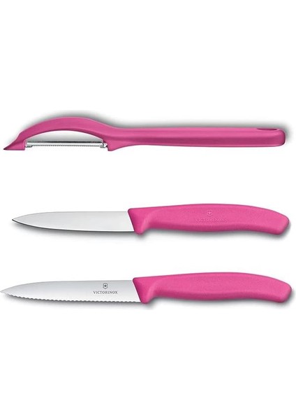 Soyacak ve Soyma Bıçak Seti Pembe indirimleri