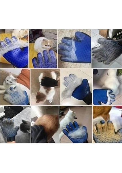 Taraklı Kedi ve Köpek Tüğ Toplama Eldiveni