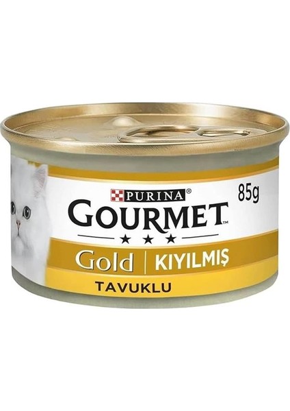 Gold Kıyılmış Tavuklu Yaş Kedi Maması 85 gr x 24 Adet fiyatları