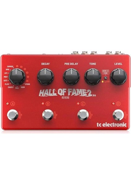 Hall Of Fame 2x4 Reverb - Reverb Pedalı