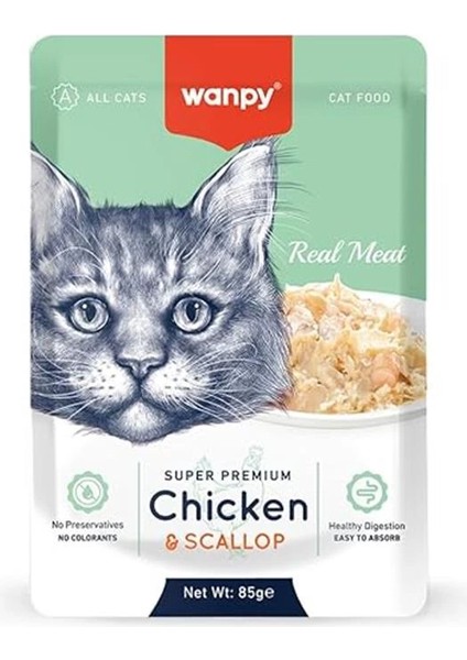 Pouch Tavuklu & Deniz Taraklı Yaş Kedi Maması (85GR x 12 Adet) fiyatları