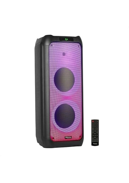 WAVE10 10 Inç (25,4 Cm) Çift Woofer’lı Hoparlör, 800W, Bluetooth, Usb/microsd, Wave LED