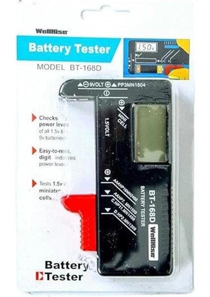 BT-168D LCD Dijital Pil Test Cihazı