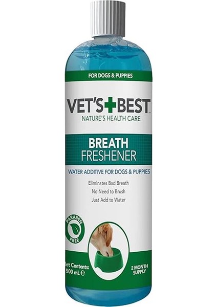 Vet's Best Köpekler Için Ağız Bakım Suyu 500 ml