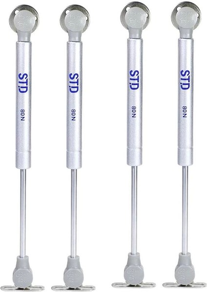 Feyzayapı 4 Adet Std Dolap Amortisörü Gazlı Piston Kapak Hidroliği 27 cm 80N