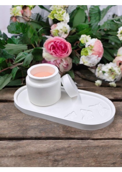 Dekoratif Sunumluk %100 Doğal Soya Mum Seti Özel Tasarım Kaplar ve Kabartmalı Sunumluk | Ev Dekorasyonu, Hediyelik ve Aromaterapi Için Zarif Seçenek modelleri