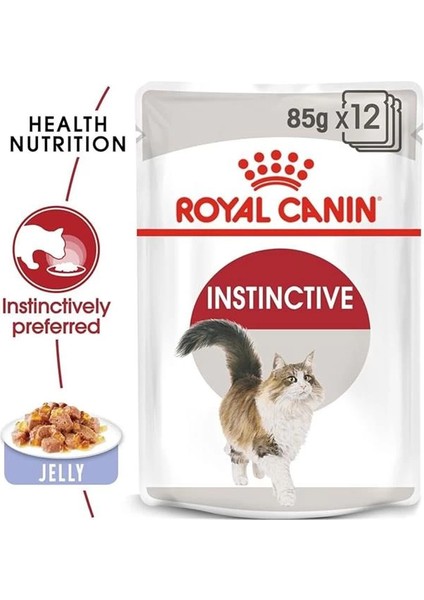 Instinctive Jelly Pouch Yaş Kedi Maması, 85 gr x 12 Adet modelleri