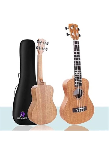 Rennes Rd-24 Concert Ukulele (Çanta Tuner Askı Metod Pena)